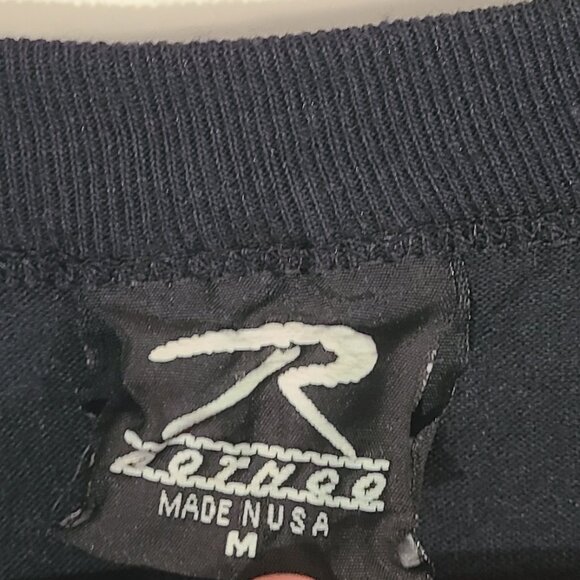 Vintage 1986 "Kill 'Em All Let God Sort 'Em Out" Skull Wings Medium Tee Made/USA - Picture 4 of 6